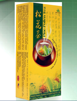 green world pine pollen tea